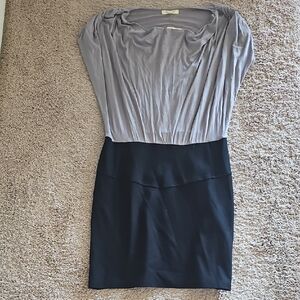 Elegant Two-Tone Dress